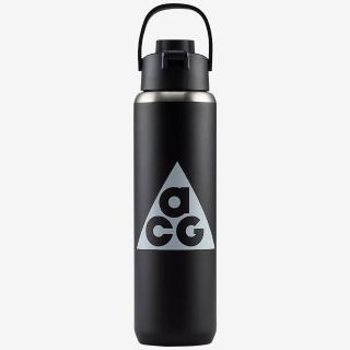 【NIKE 耐吉】RECHARGE ACG黑色大口徑保冷瓶24OZ/700ml不銹鋼環保杯水壺環保水瓶無塑化劑(N100989708024)