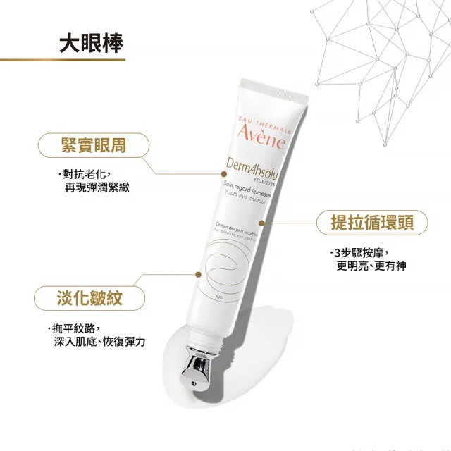 即期品【Avene 雅漾官方直營】買一送一★極致彈潤亮眼精萃15ml(短效品)