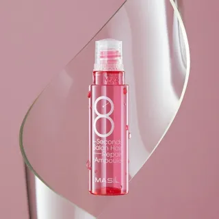 MASIL 8秒沙龍護髮安瓶-柔順絲滑版(U)