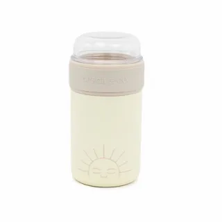 【GRECH&CO】二合一食物保溫罐 350ml(不鏽鋼 寶寶副食品罐 保溫瓶 點心罐 便當罐)