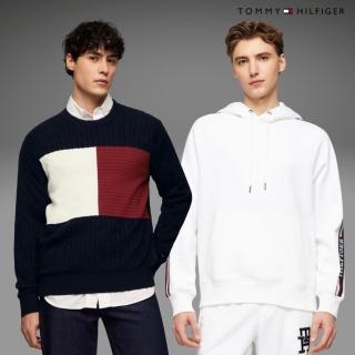 【TOMMY HILFIGER】官方旗艦館 精選全男款 帽T 毛衣 多款任選(帽T 毛衣)