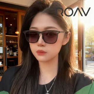 【ROAV】美國洛杉磯品牌 LENNOX系列 輕量薄鋼折疊偏光太陽眼鏡 8002.13.41 霧黑框漸層灰偏光鏡片 公司貨