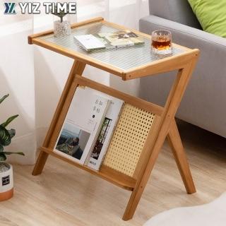 【YIZ TIME】簡易茶幾 輕奢家用玻璃小茶幾(長虹玻璃-茶幾55長 茶臺 邊幾 茶桌hl)