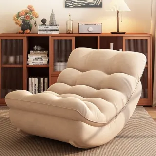 【懶人聯盟】新款月亮搖搖椅 躺椅 懶人沙發 沙發椅 客廳臥室休閒椅(含支架款+腳踏 一體式免安裝 預購15天)