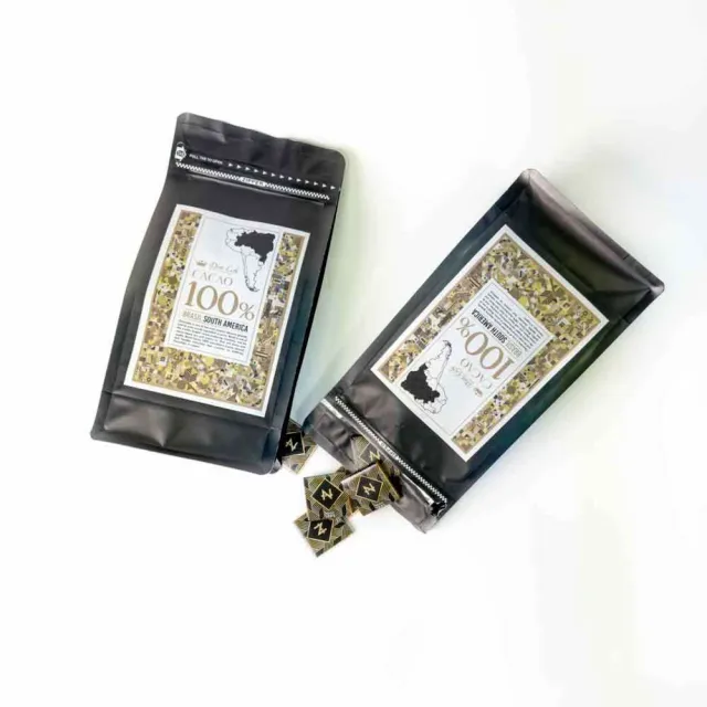 【Diva Life】NOIR 比利時進口100%巧克力片 500g(100%可可脂 0反式脂肪 富含膳食纖維;冷藏配送)