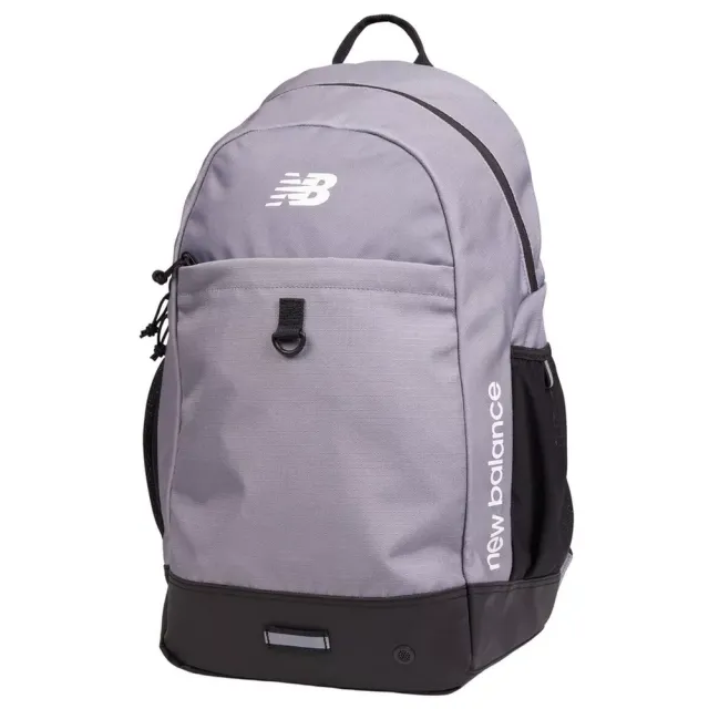 【NEW BALANCE】NB Bags 後背包 運動 休閒 書包 旅行 男 女 灰黑色(LAB51002GNM-F)