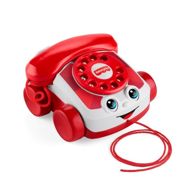 【Fisher price 費雪】經典可愛電話-80周年限定款(寶寶安撫/嬰兒玩具/彌月禮/新生兒)