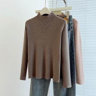 【ONEY 歐妮】★八色任選微高領保暖內搭(女裝/女上衣/休閒/素色/長袖/日系)