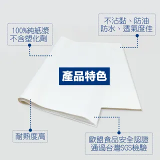 【CLEAN 克林】烤盤紙 42cmx62cm/1000張(烘焙紙 麵包紙 不沾紙 防油紙 包子紙 烤盤紙 料理紙 調理紙 油紙)