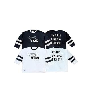 【WTAPS】Wtaps Netminder / LS / Poly 黑/白 冰球衫 252ATDT-CSM21