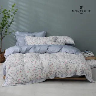 【MONTAGUT 夢特嬌】60支萊賽爾纖維-天絲四件式兩用被床包組(雙人多款任選)