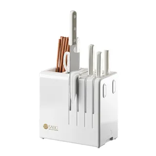 【日本SP SAUCE】雙向機能通風瀝水刀具架