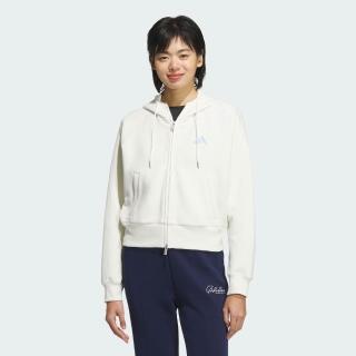 【adidas 愛迪達】連帽外套 女 JZ1646