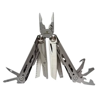 【金永利】420不鏽鋼 16合一 多功能老虎鉗 摺疊瑞士刀 露營隨身工具組