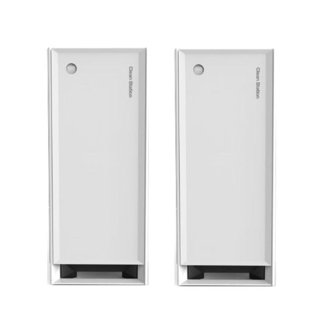 【Clean Station 克立淨】CS100 (雙機組) 電漿空氣清淨機-除濕旗艦款(出風口0檢出 清淨 除濕 智能機種)