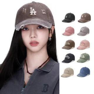 【MLB】牛仔 復古 仿舊棒球帽 KARINA同款老帽 Varsity系列(CPVL6.CPVV3.CPVV0.CPV03-多款任選)