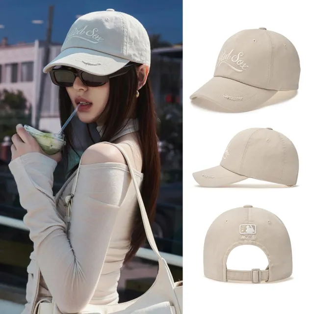 MLB】牛仔復古仿舊棒球帽KARINA同款老帽Varsity系列(CPVL6.CPVV3