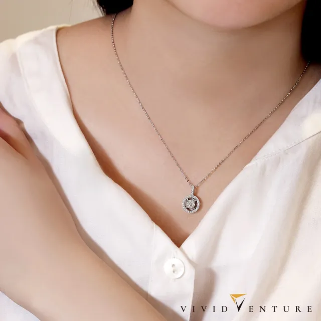 【Vividventure 亞帝芬奇】鉑金 GIA 50分 DSI2 3VG 八心八箭 無螢光 天然鑽石 真鑽 項鍊 晨曦