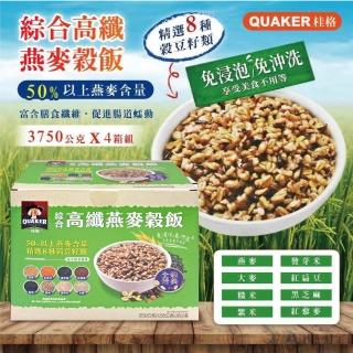 【美式賣場】桂格 綜合高纖燕麥穀飯1.25kg*3包x4箱