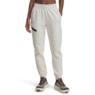 【UNDER ARMOUR】UA 女 Unstoppable Flc Jogger長褲 1379846-110(白色)