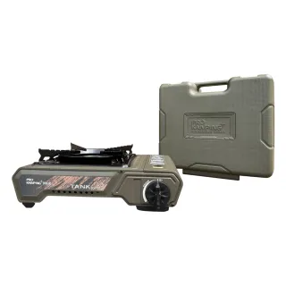 【Pro Kamping 領航家】TANK卡式爐 4.1KW 軍綠限定色(坦克瓦斯爐 烤肉 bbq 露營 逐露天下)