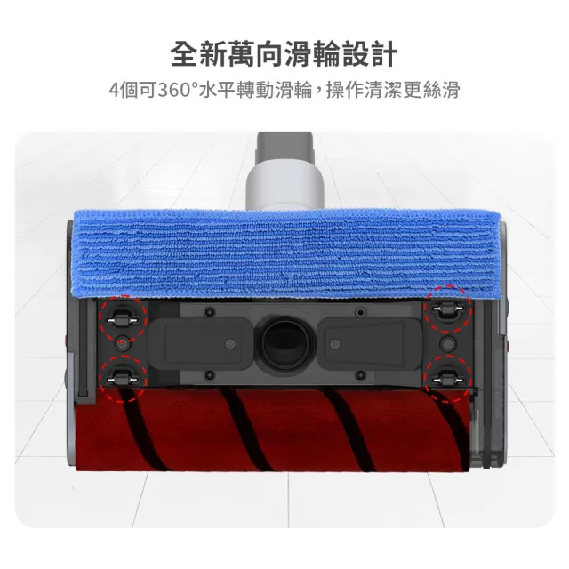 【DIKE】淨速吸All In One V2-特仕版 專用電動拖地刷頭(HCF150CM)