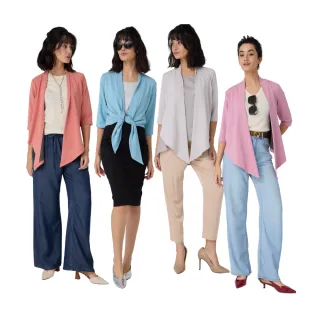 矜蘭妃真真石墨烯能量美型外罩衫