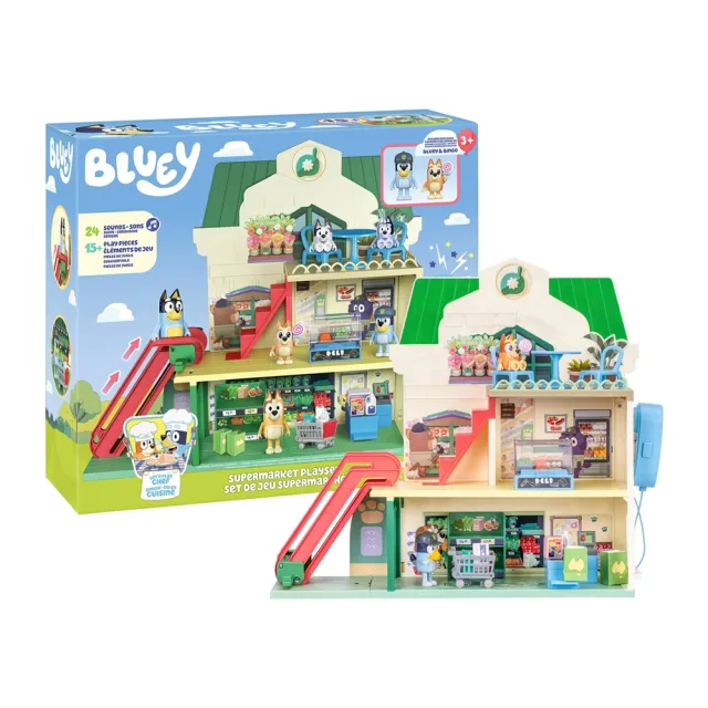 【BLUEY 妙妙犬布麗】布麗超市遊戲組(熱門 卡通)
