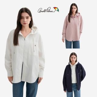 【Arnold Palmer 雨傘】女裝-連帽襯衫式外套(多色)