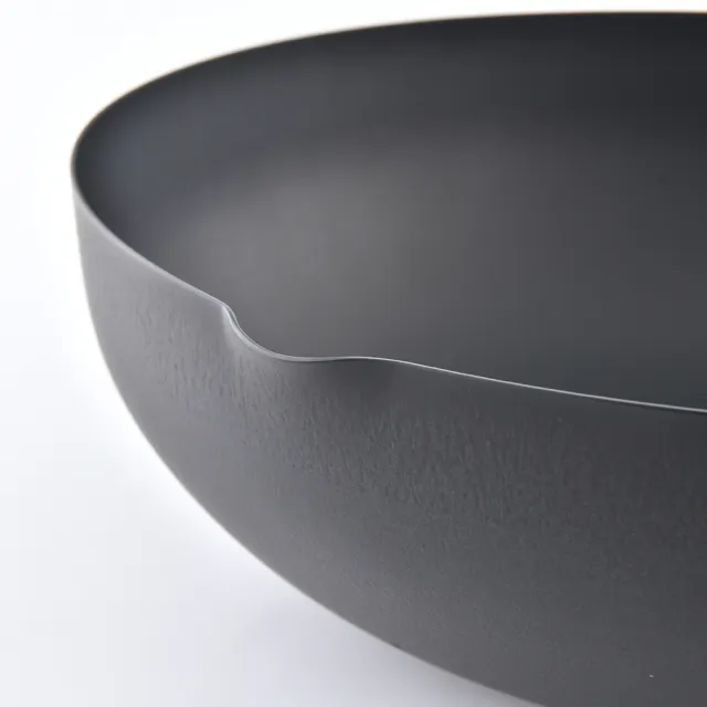 【TAKUMI 匠】岩網紋中華炒鍋 鐵鍋 28cm 日本製 {電磁爐 IH爐可用}(平輸品)