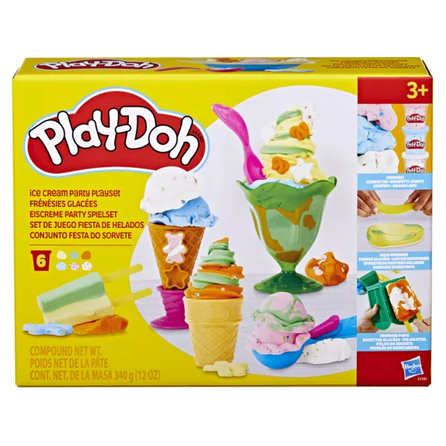 【PLAYDOH 培樂多】創意廚房系列(冰淇淋派對)