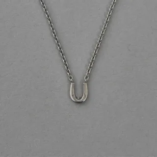 【ete】PAIR 簡約個性馬蹄項鍊(黑色)