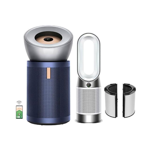 【dyson 戴森】BP03 強效極靜甲醛偵測空氣清淨機 + HP10 三合一涼暖空氣清淨機 循環風扇(超值組)買一送一