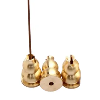 【菩提居】葫蘆富貴多功能香座3入組(行動香爐  祈願直達天廳)