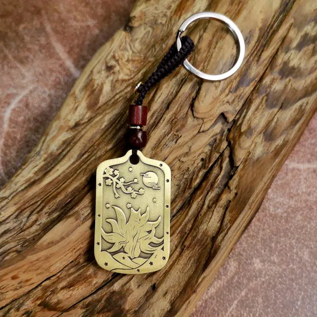 【財神小舖】桃花貴人 九尾狐仙鑰匙圈(已開光 旺貴人 人緣 開運 桃花 愛情 感情升溫)