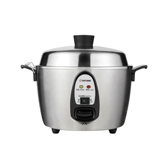 【TATUNG 大同】6人份電鍋-全不鏽鋼配件/異電壓220V 僅國外適用(TAC-06I-NMV2)