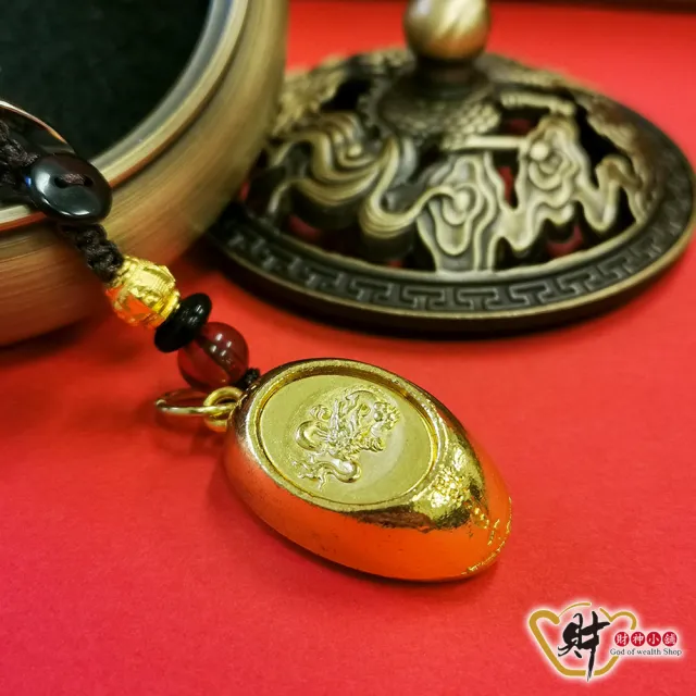 【財神小舖】一錠發財 轉運金元寶鑰匙圈(已開光 催財運 招財 開運 轉運)