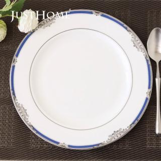【Just Home】高級骨瓷10.5吋平盤-洛斯特(盤 碗盤 西餐盤 平盤 牛排盤 早午餐 拍照擺盤)