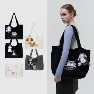 【ROBINMAY】跳跳帆布袋 迪士尼貓狗系列(磁扣封口/多色任選)