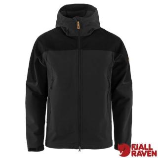【Fjallraven】小狐狸 男 Keb Agile Winter Jacket 保暖連帽夾克.外套(12500174-550 黑)
