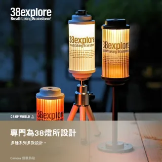 38explore】38燈裝飾貼紙『ABC Camping』(貼紙裝飾38燈)