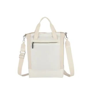 【Lesportsac】輕量材質 帆布迷你托特包(1387 糖霜白)