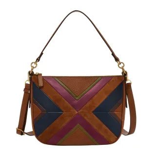 【FOSSIL】Jolie 真皮法棍包-異色拼接 ZB11163186