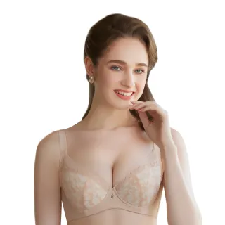 【Swear 思薇爾】享塑美學系列E-H罩背心型蕾絲包覆塑身女內衣(澄光膚)