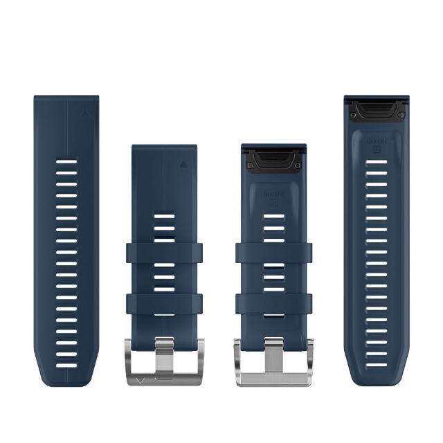 【GARMIN】QuickFit 26mm 海軍藍矽膠錶帶