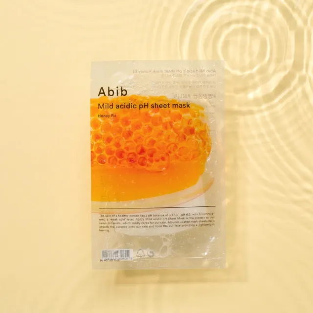 【Abib 阿彼芙】pH弱酸性面膜系列 10片/盒(復活草、水庫、蜂蜜、魚腥草、穀胱甘肽)