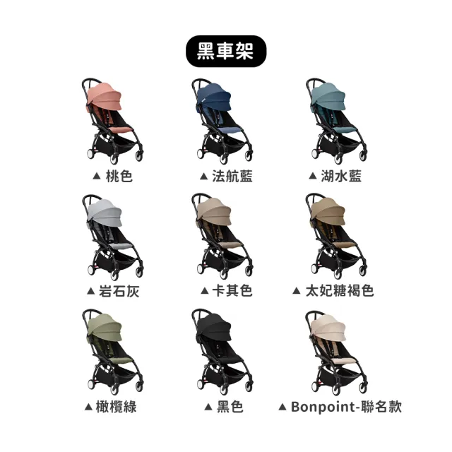 【STOKKE 官方授權】YOYO3 6+推車組合-含車架(多款可選)