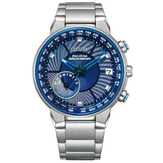 【CITIZEN 星辰】GENTS GPS衛星對時光動能男錶/44mm 父親節 (CC3030-53L)