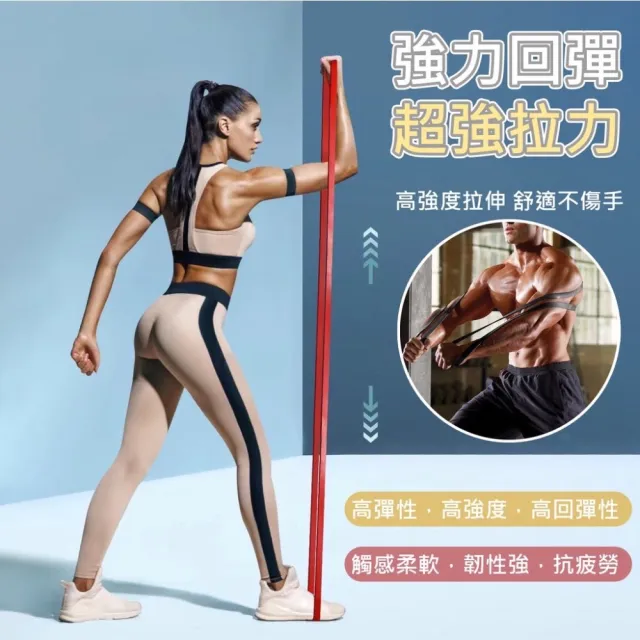 【keep power】拉力帶 彈力帶 阻力帶 健身專用 拉伸瑜珈(半年保固)