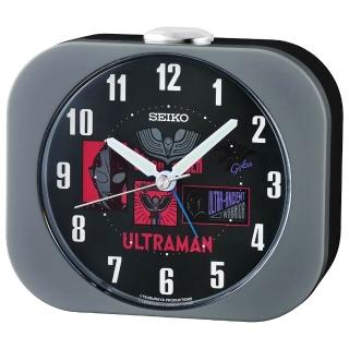 【SEIKO 精工】ULTRAMAN 超人力霸王聯名款靜音防貪睡鬧鐘 送禮 禮物(QHE913N/速)
